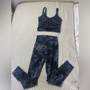 Lululemon Diamond Dye Align Legging and Align Top